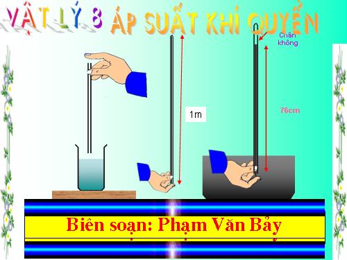 Bài 9. Áp suất khí quyển