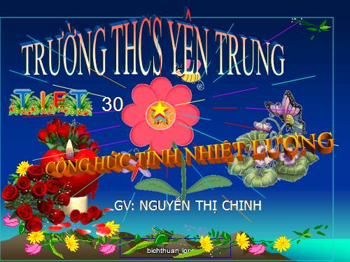 Bài 24. Công thức tính nhiệt lượng