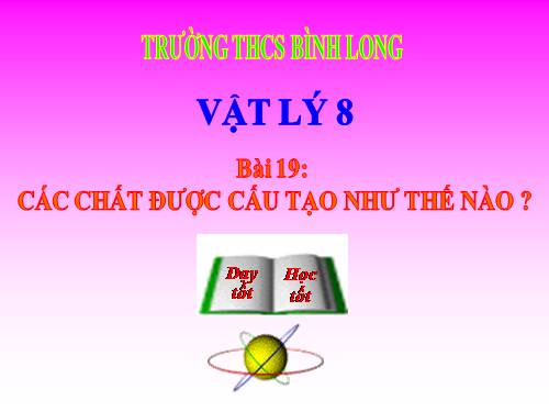 Bài 19. Các chất được cấu tạo như thế nào?