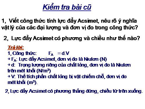 Bài 18. Câu hỏi và bài tập tổng kết chương I: Cơ học