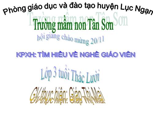 nghề giáo viên