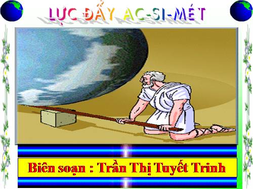 Bài 10. Lực đẩy Ác-si-mét