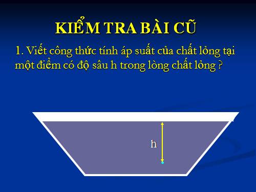 Bài 9. Áp suất khí quyển