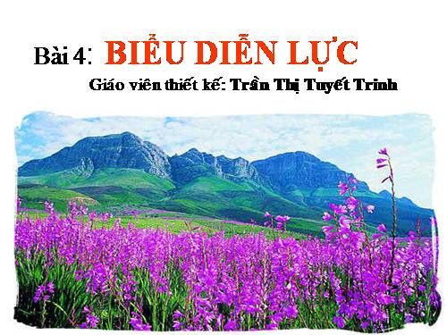 Bài 4. Biểu diễn lực