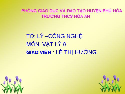 Bài 23. Đối lưu - Bức xạ nhiệt