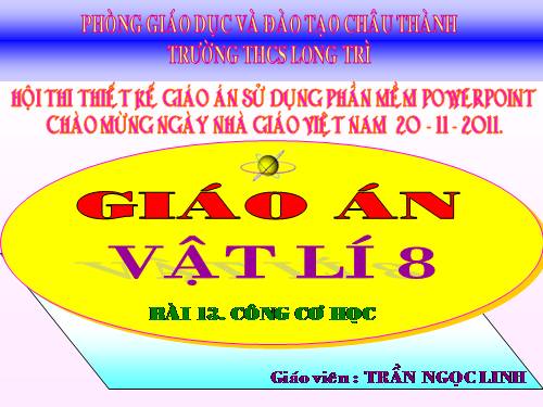 Bài 13. Công cơ học