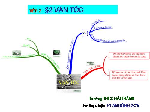 Bài 2. Vận tốc