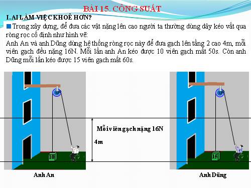 Bài 15. Công suất