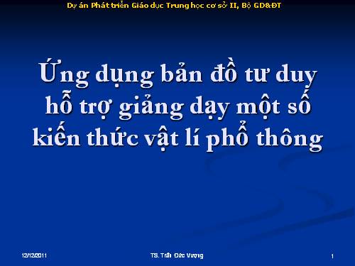 sử dụng BDTD trong môn vật lý