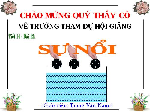 Bài 12. Sự nổi