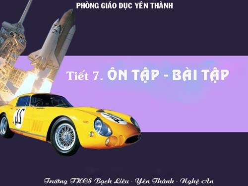 Bài 18. Câu hỏi và bài tập tổng kết chương I: Cơ học