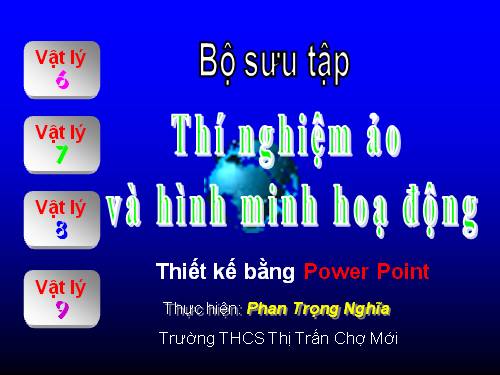 bộ tn ảo vật lí THCS