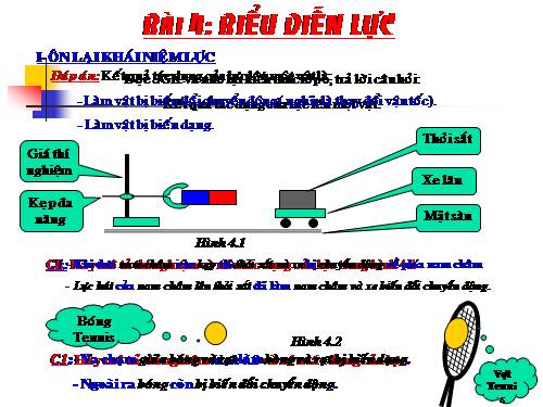 Bài 4. Biểu diễn lực