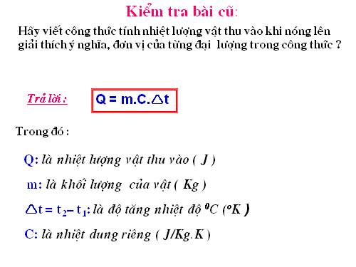 Bài 25. Phương trình cân bằng nhiệt