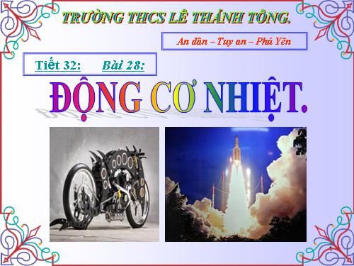 Bài 28. Động cơ nhiệt