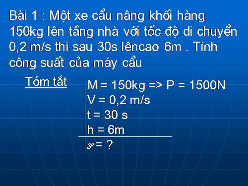 Bài 18. Câu hỏi và bài tập tổng kết chương I: Cơ học