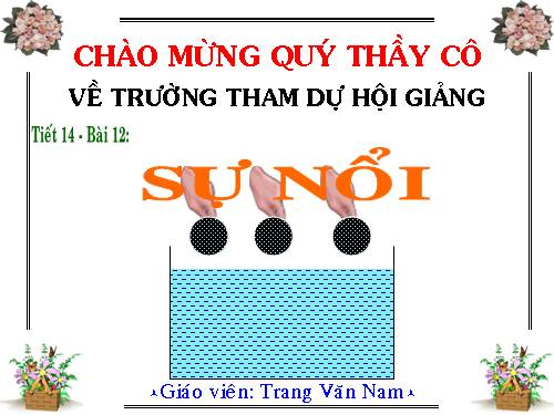 Bài 12. Sự nổi