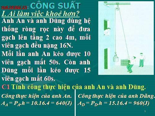 Bài 15. Công suất