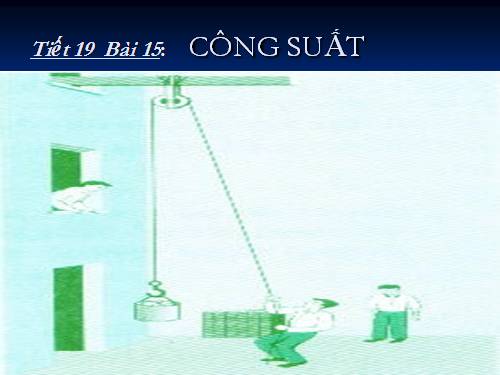 Bài 15. Công suất