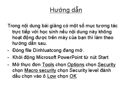 Bài 14. Định luật về công