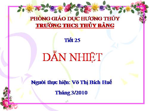 Bài 22. Dẫn nhiệt