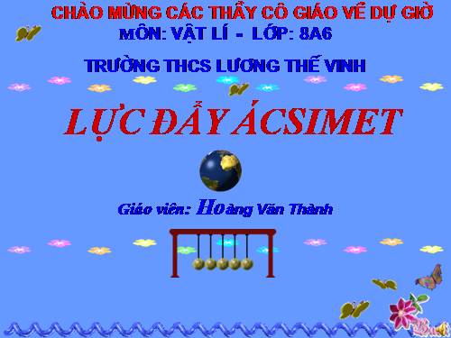 Bài 10. Lực đẩy Ác-si-mét