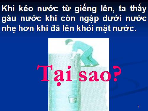 Bài 10. Lực đẩy Ác-si-mét