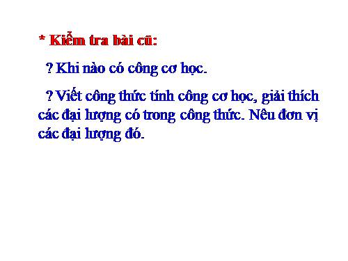 Bài 14. Định luật về công