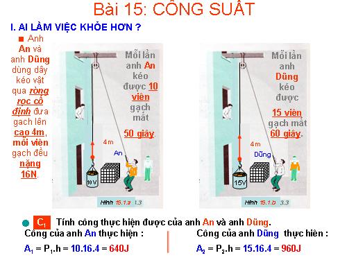 Bài 15. Công suất