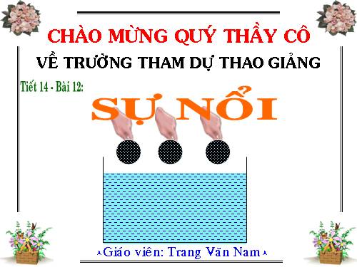 Bài 12. Sự nổi