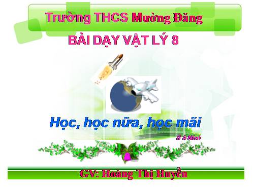 Bài 10. Lực đẩy Ác-si-mét