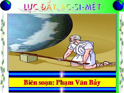 Bài 10. Lực đẩy Ác-si-mét