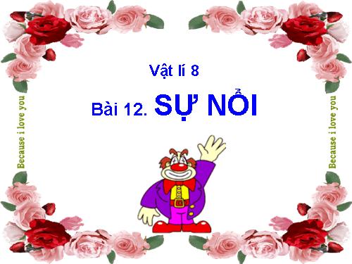 Bài 12. Sự nổi