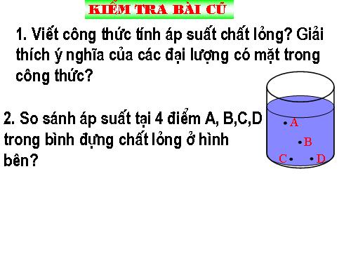 Bài 9. Áp suất khí quyển