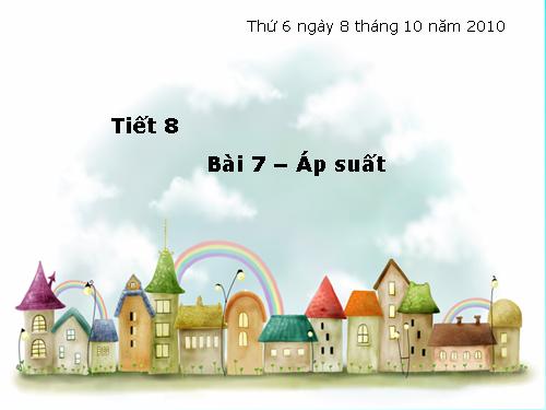 Bài 7. Áp suất