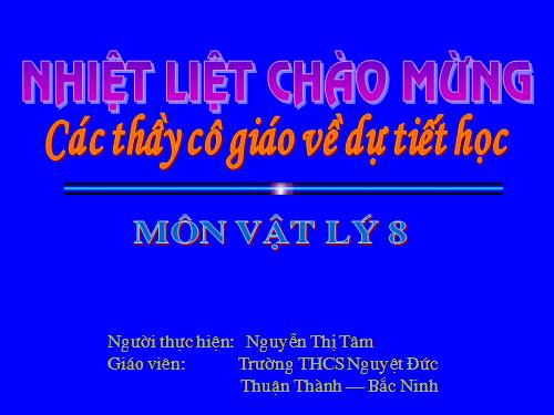 Bài 23. Đối lưu - Bức xạ nhiệt