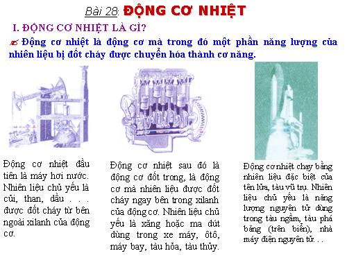 Bài 28. Động cơ nhiệt