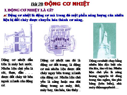 Bài 28. Động cơ nhiệt