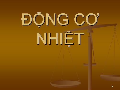 Bài 28. Động cơ nhiệt