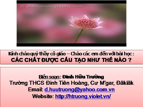 Bài 19. Các chất được cấu tạo như thế nào?