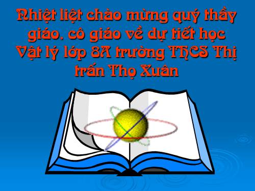 Bài 8. Áp suất chất lỏng - Bình thông nhau