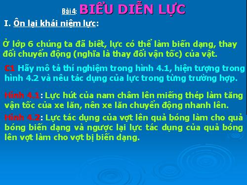 Bài 4. Biểu diễn lực