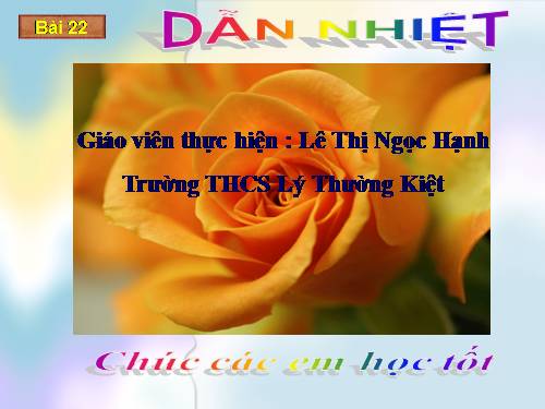 Bài 22. Dẫn nhiệt