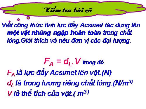 Bài 12. Sự nổi