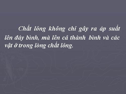 Bài 8. Áp suất chất lỏng - Bình thông nhau