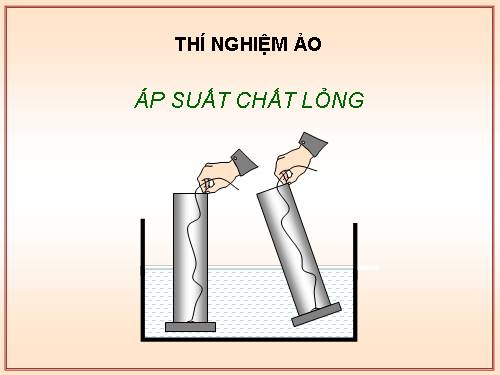 Bài 8. Áp suất chất lỏng - Bình thông nhau