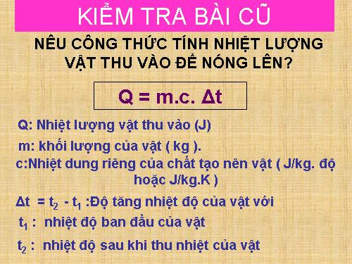 Bài 25. Phương trình cân bằng nhiệt