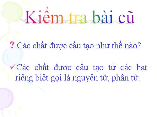 Bài 20. Nguyên tử, phân tử chuyển động hay đứng yên?