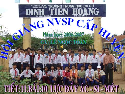 Bài 10. Lực đẩy Ác-si-mét