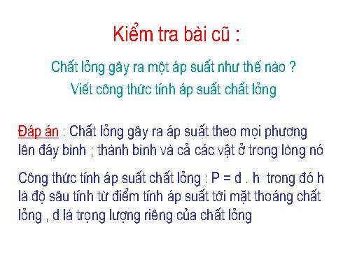 Bài 10. Lực đẩy Ác-si-mét